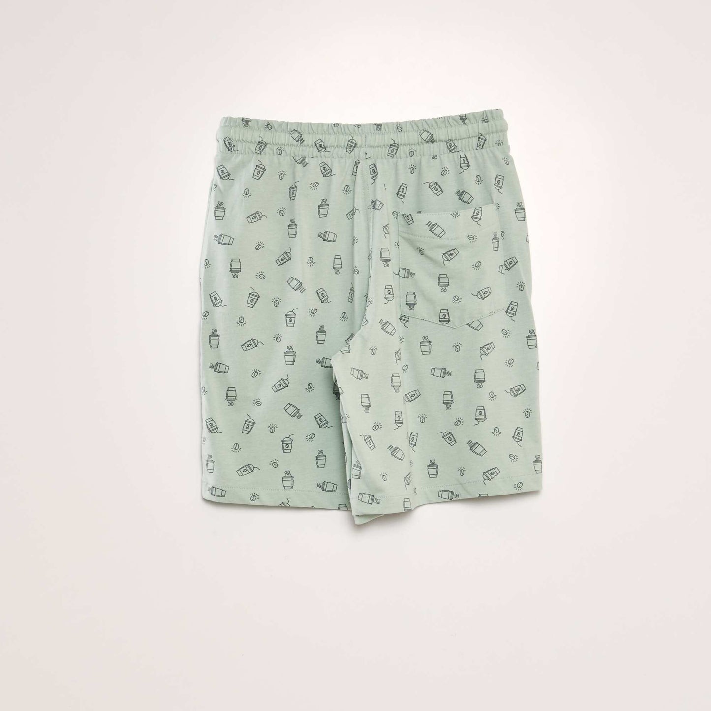 Pack of 2 pairs of jersey shorts GREEN