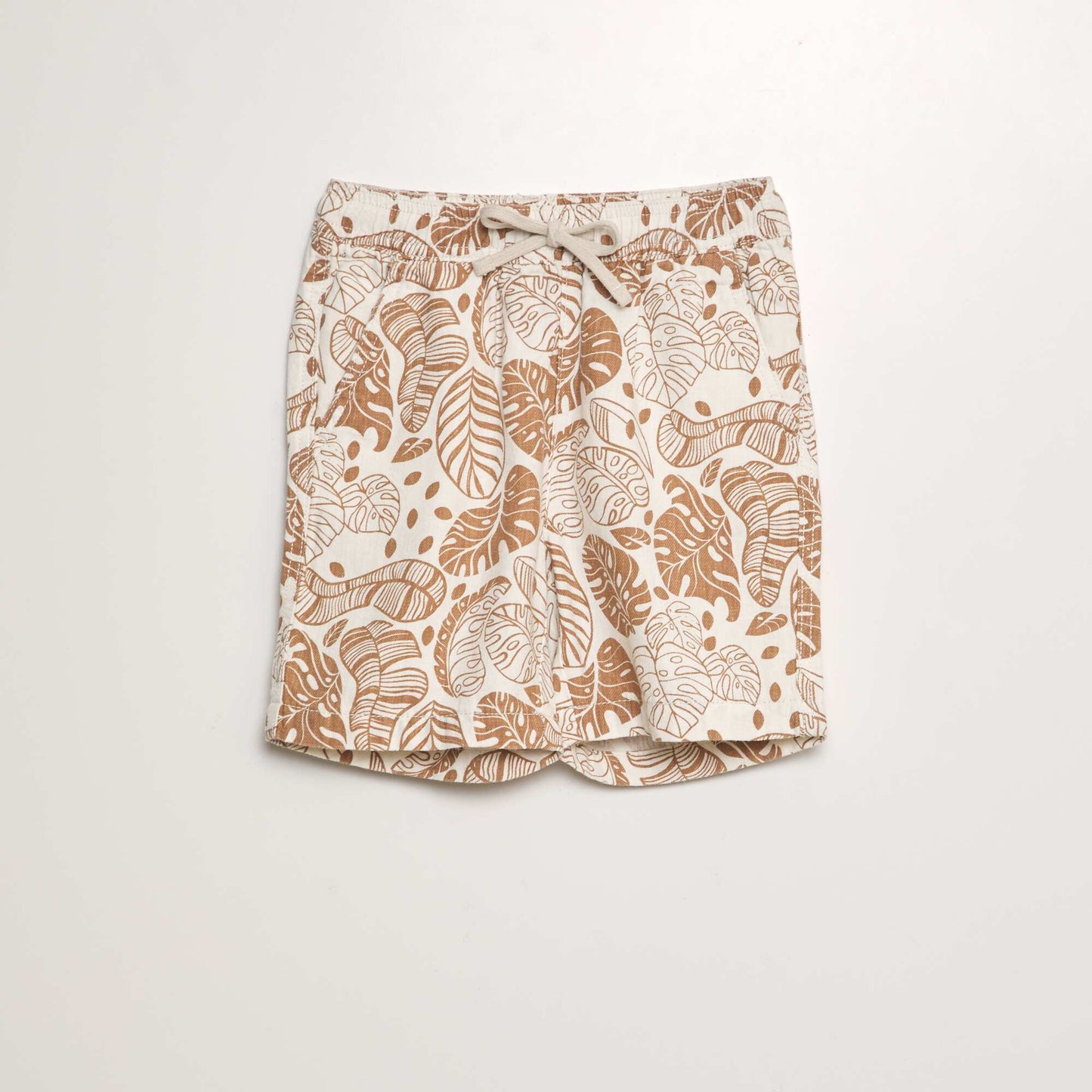 Printed swim shorts WHITE