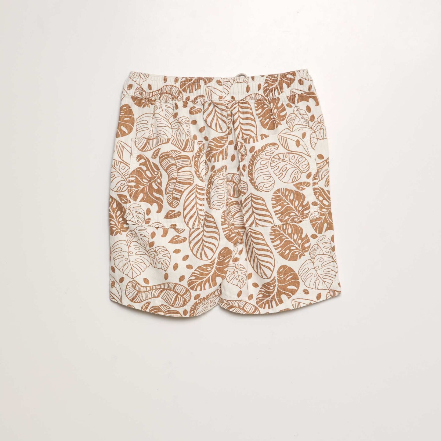 Printed swim shorts WHITE