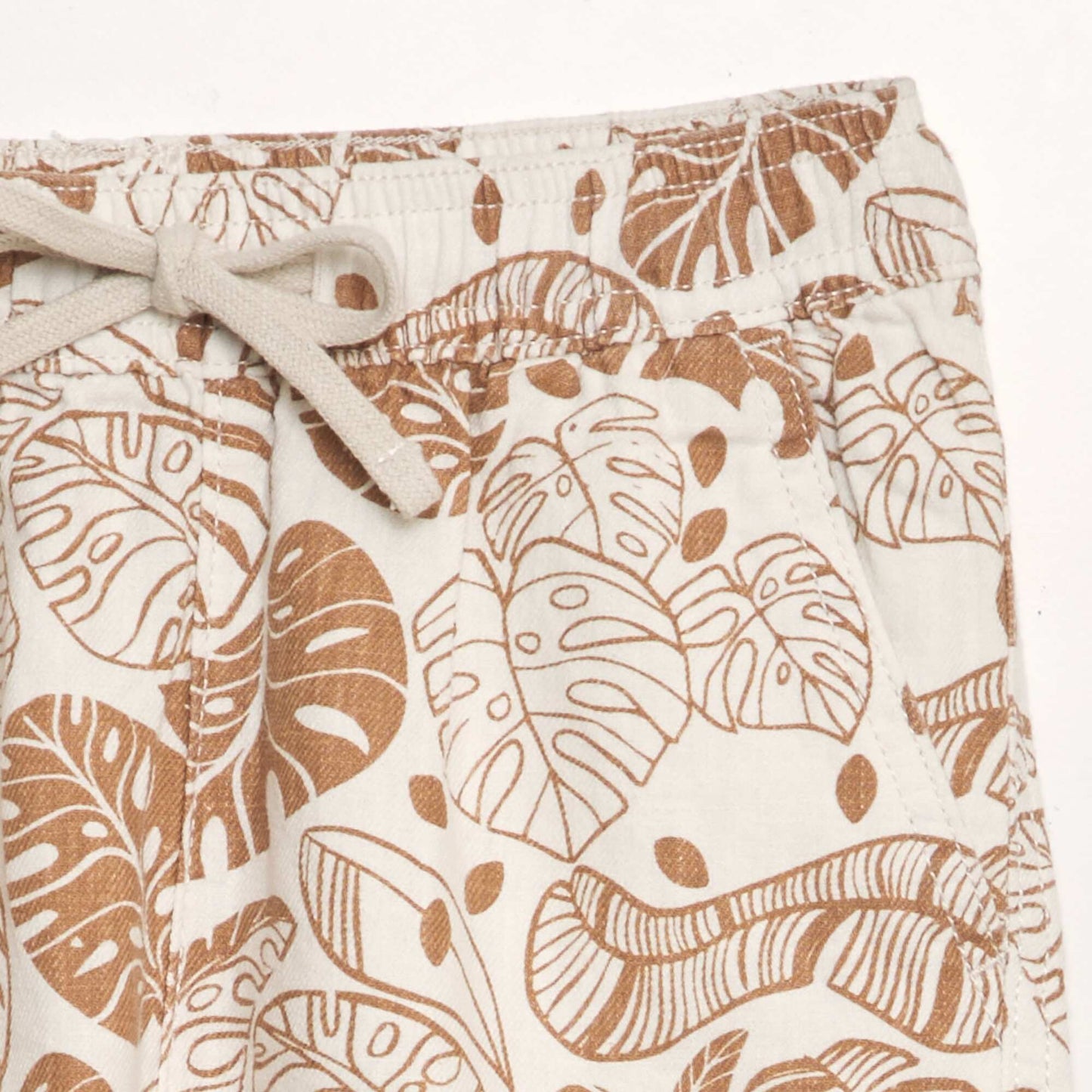 Printed swim shorts WHITE