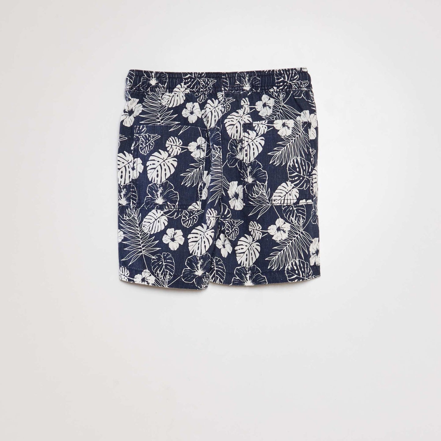 Printed swim shorts BLUE