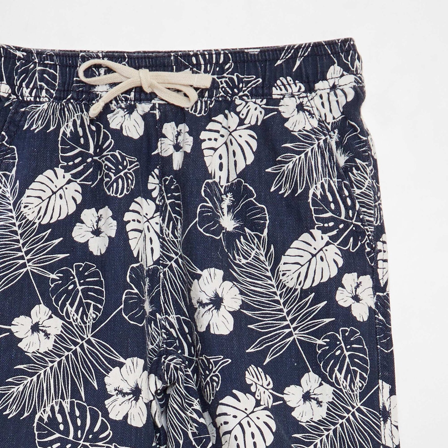 Printed swim shorts BLUE