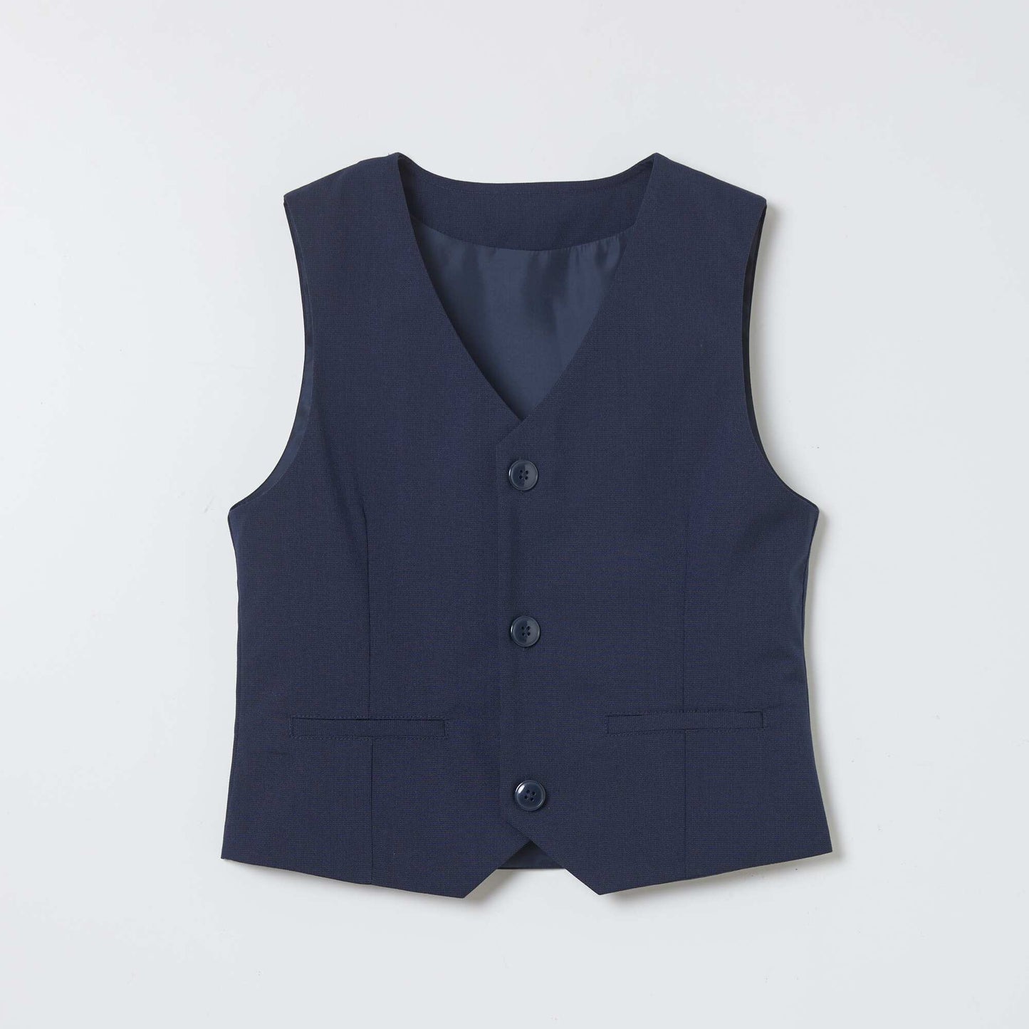 Slim-fit formal waistcoat Navy