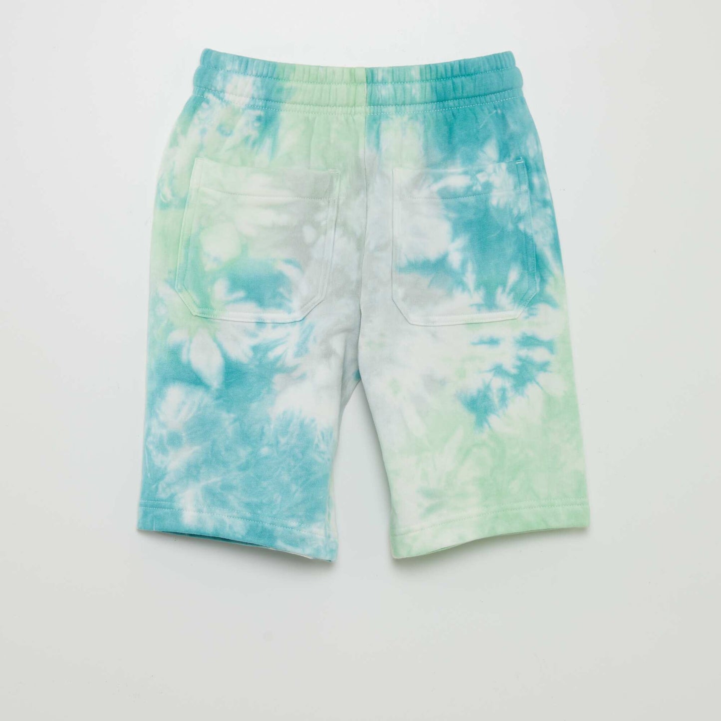 Sweatshirt fabric Bermuda shorts GREEN