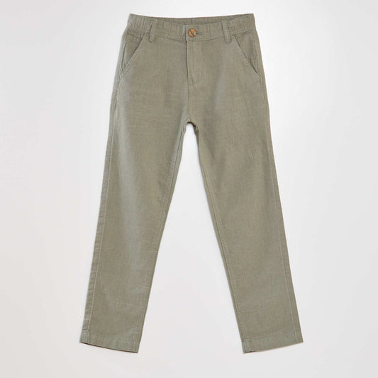 Lightweight chinos KHAKI