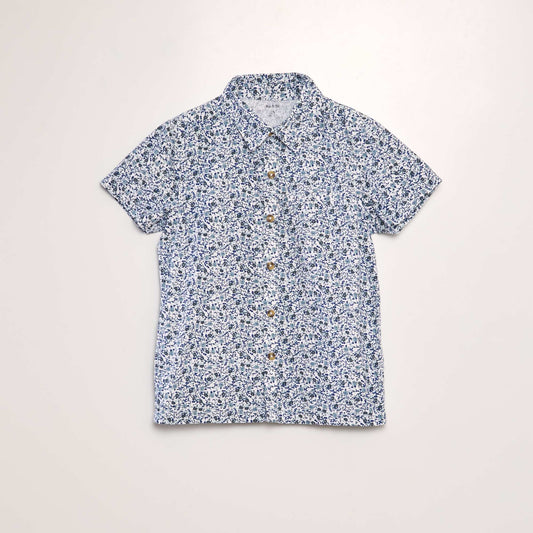 Short-sleeved shirt BLUE