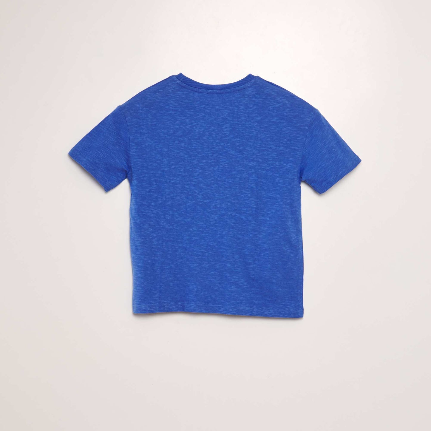 Loose-fit T-shirt with round neckline BLUE