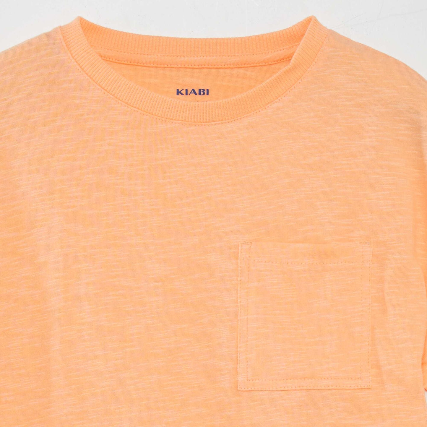 Loose-fit T-shirt with round neckline ORANGE