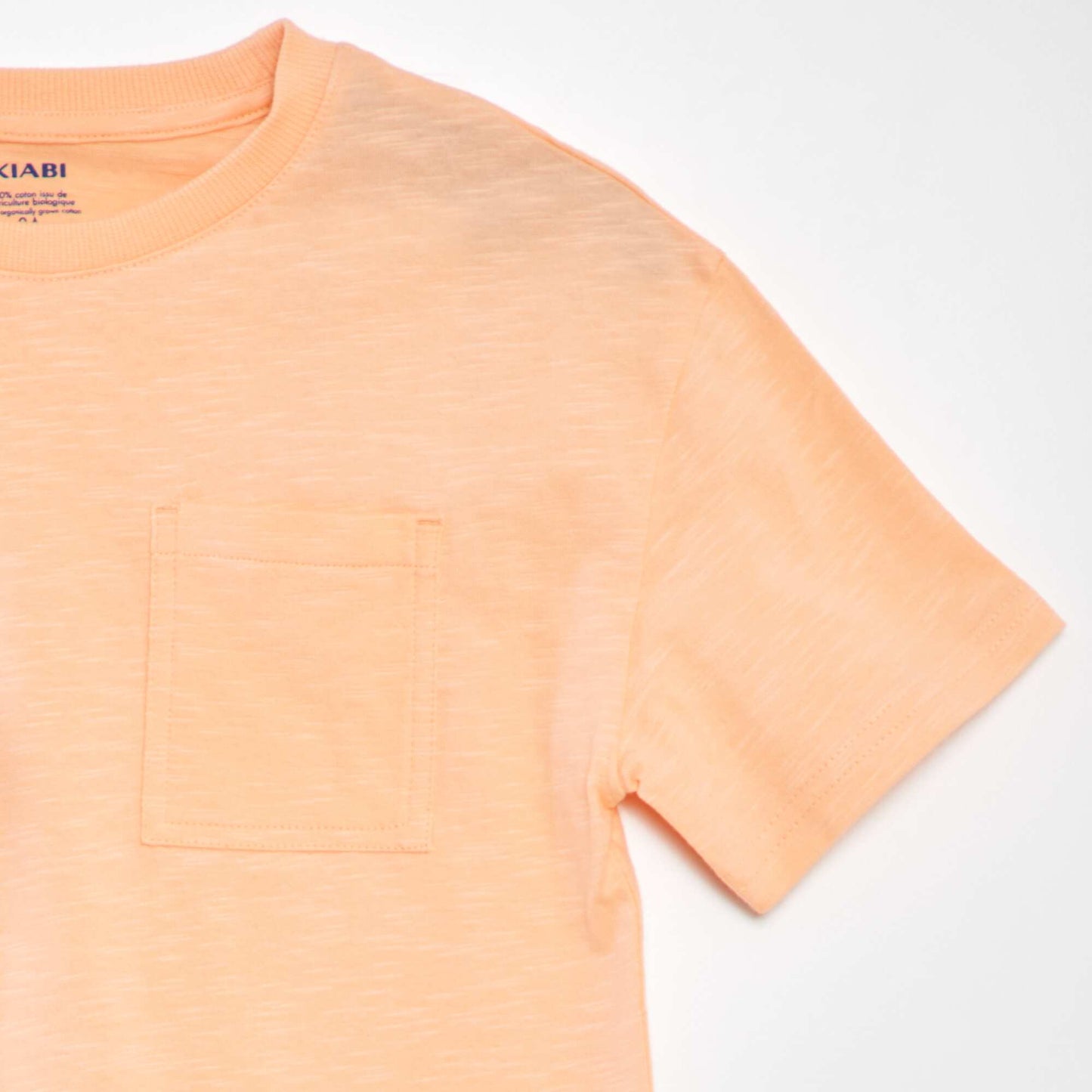 Loose-fit T-shirt with round neckline ORANGE