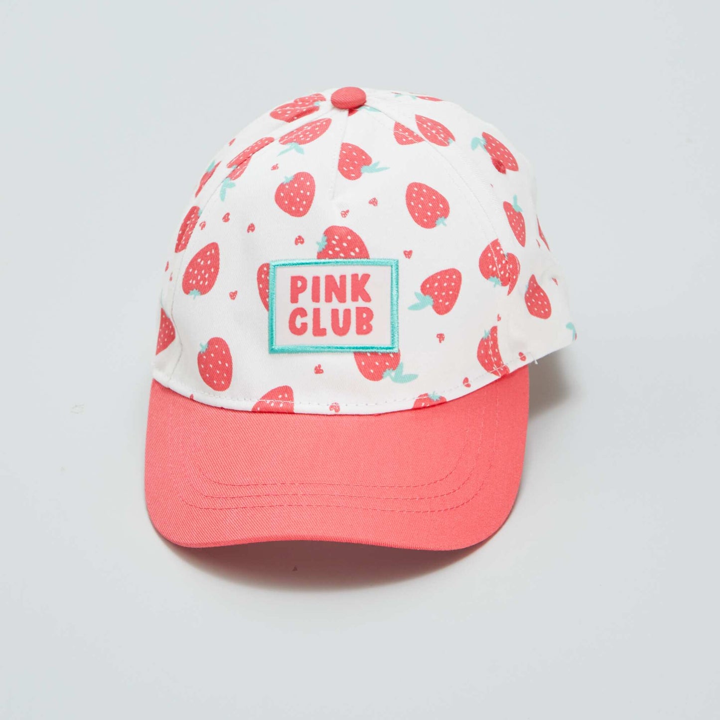 Strawberry print cap PINK