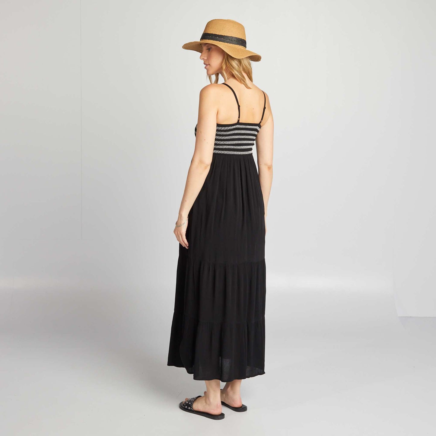 Maternity maxi dress black