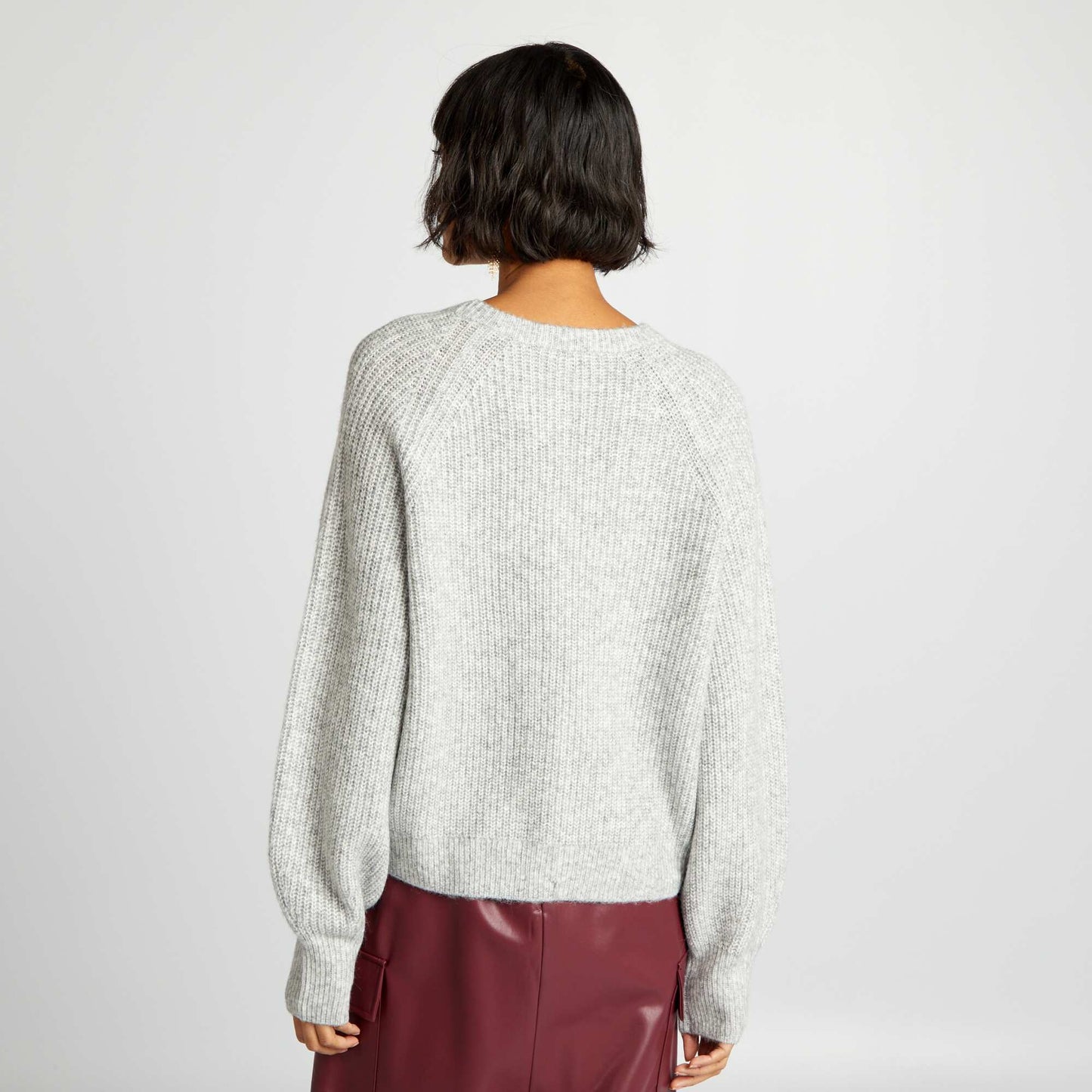 Warm cardigan GREY