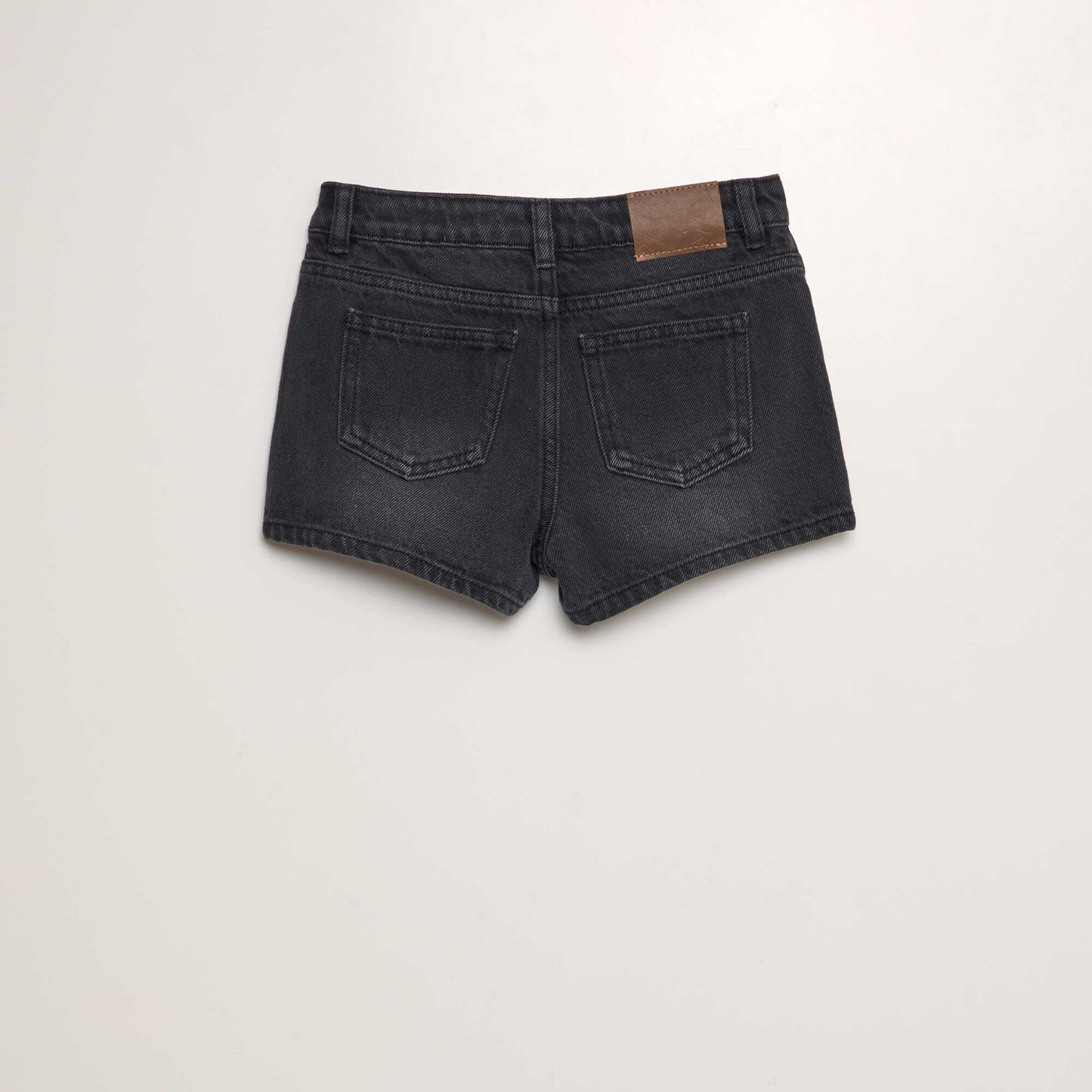 Classic denim shorts BLACK