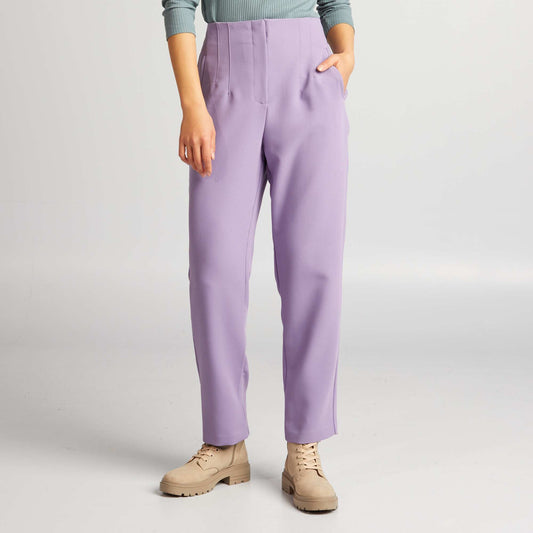 Straight-leg trousers PURPLE