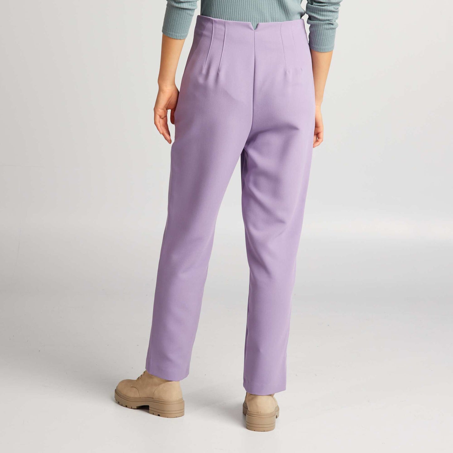 Straight-leg trousers PURPLE