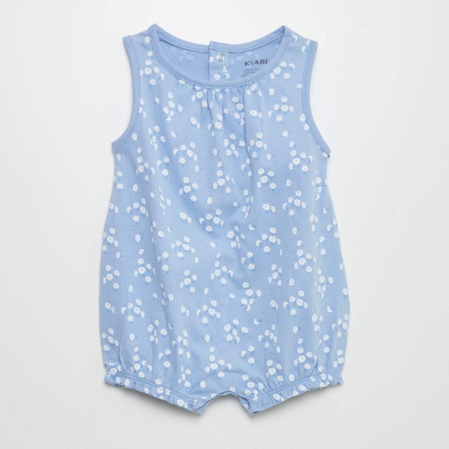 Pack of jersey fabric playsuits - 2-piece set BLUE