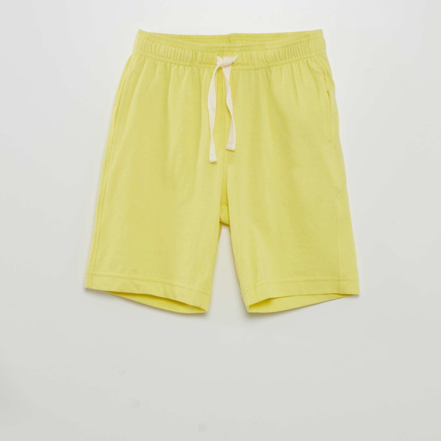 Pack of 2 plain shorts YELLOW