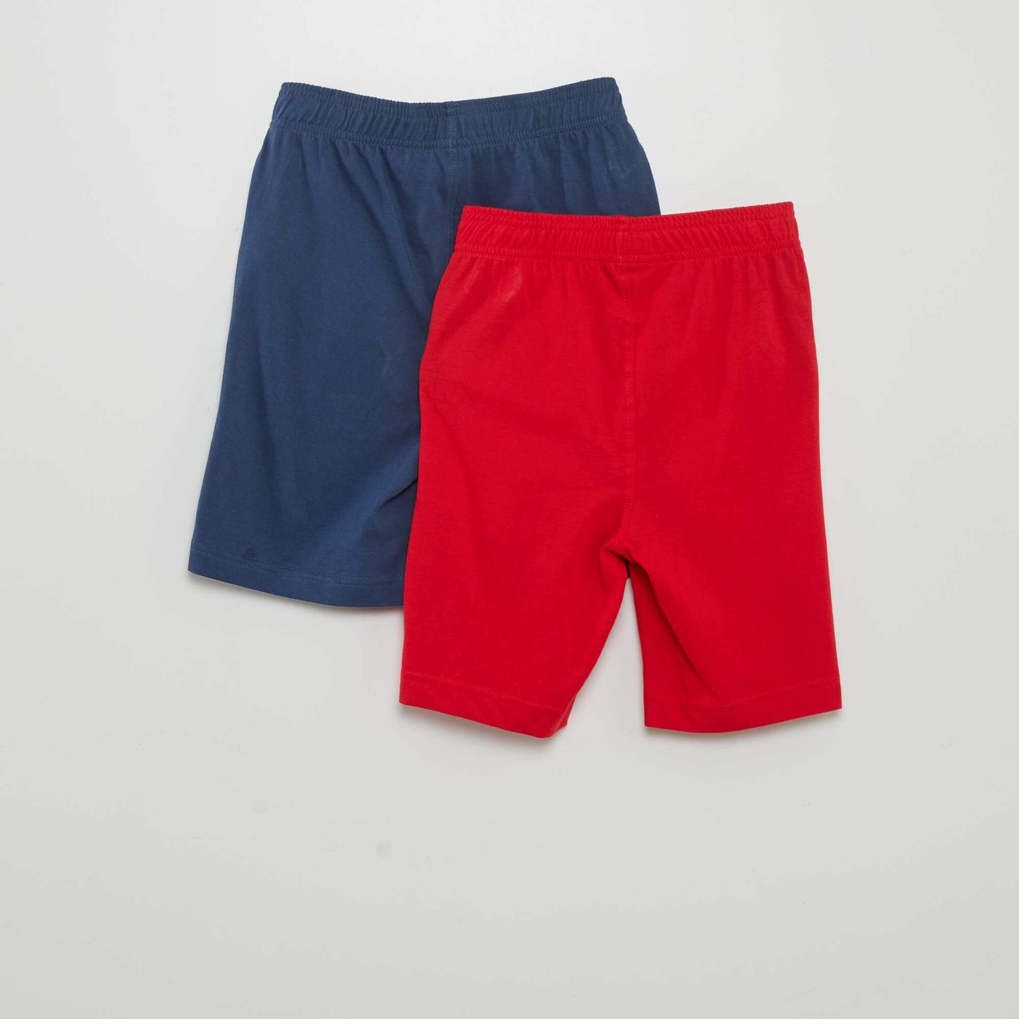 Pack of 2 plain shorts BLUE