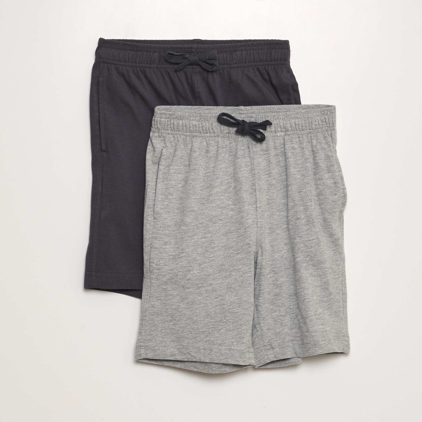 Pack of 2 plain shorts BLACK