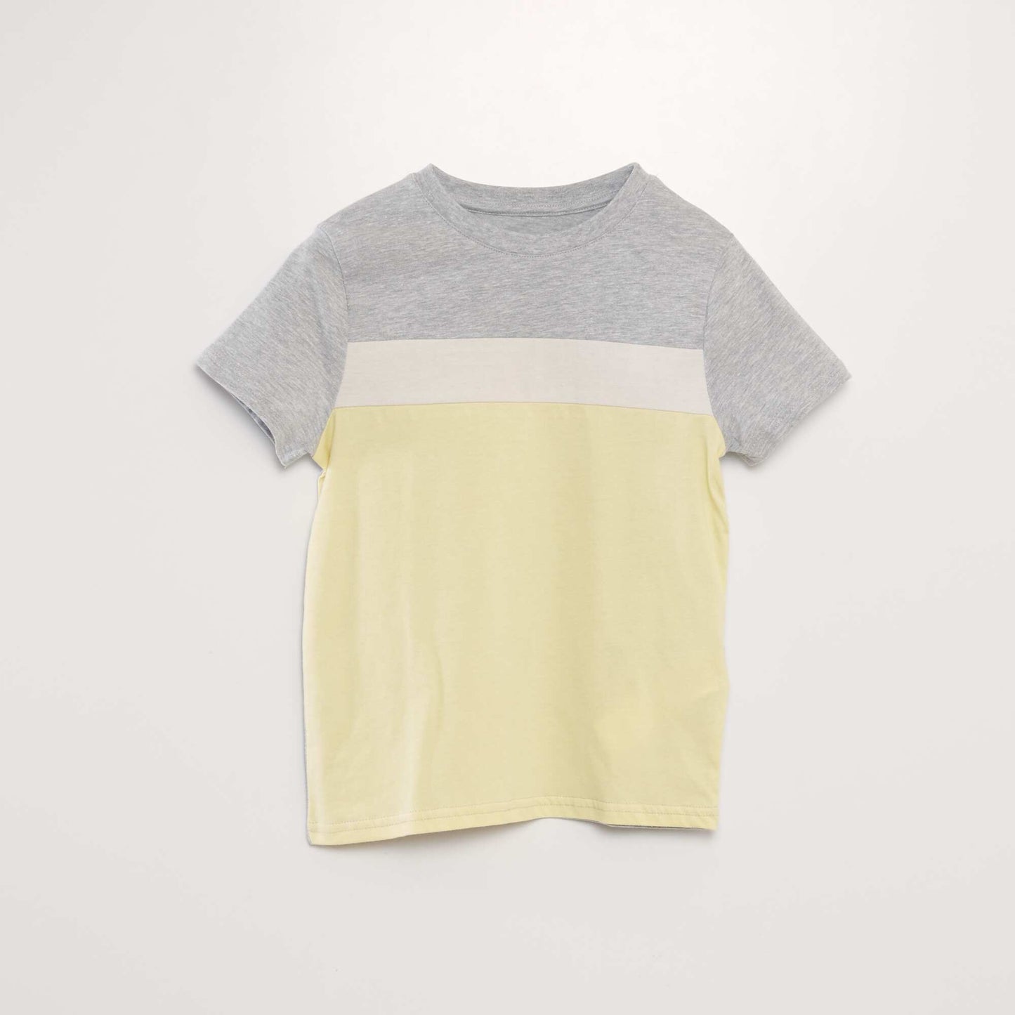 Colourblock T-shirt YELLOW