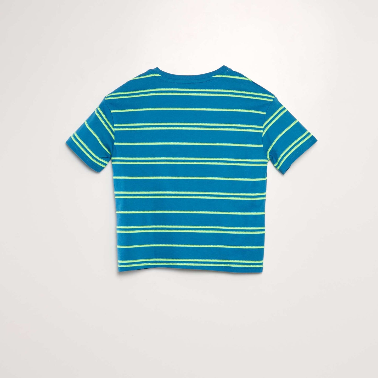 Striped jersey T-shirt BLUE