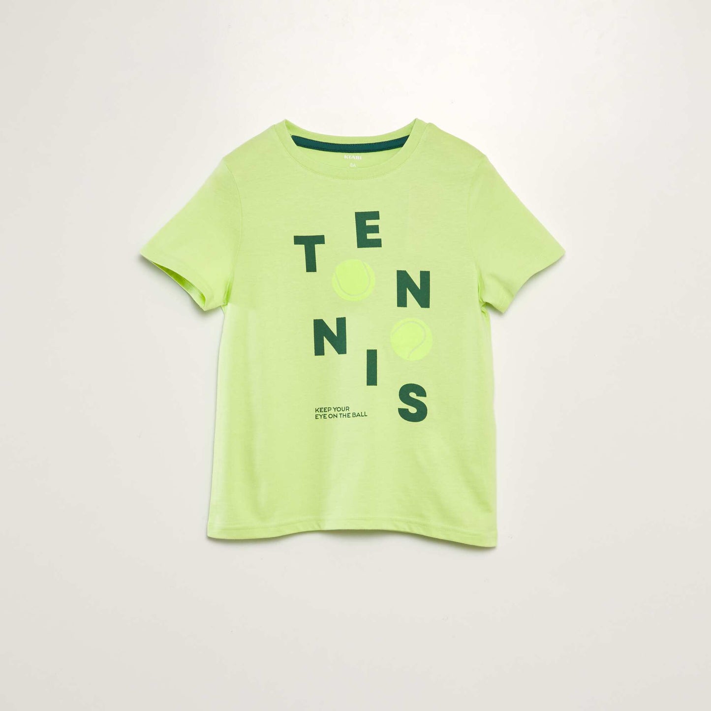 Printed jersey knit T-shirt GREEN