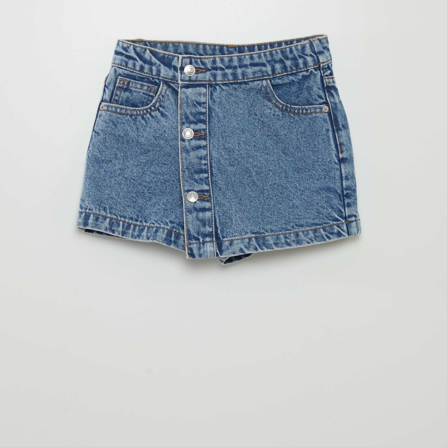 Denim skort BLUE