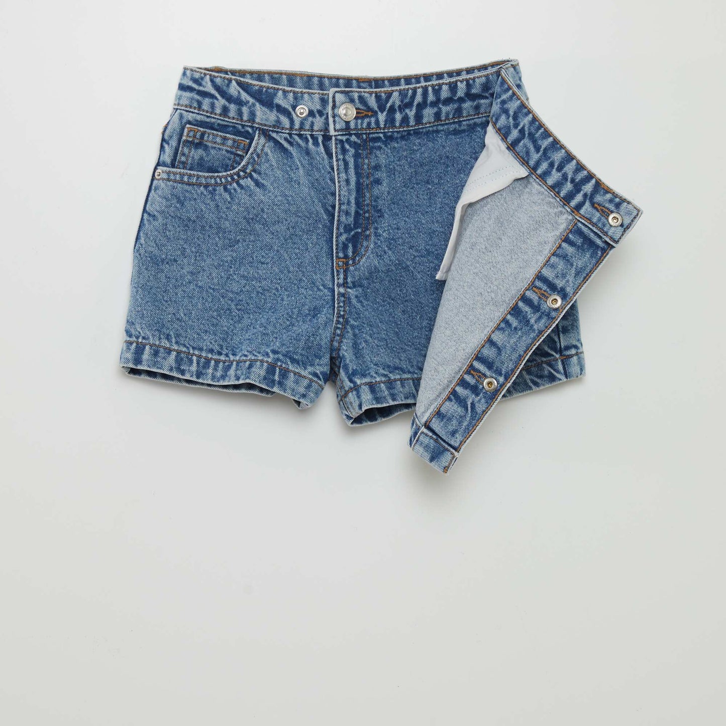 Denim skort BLUE