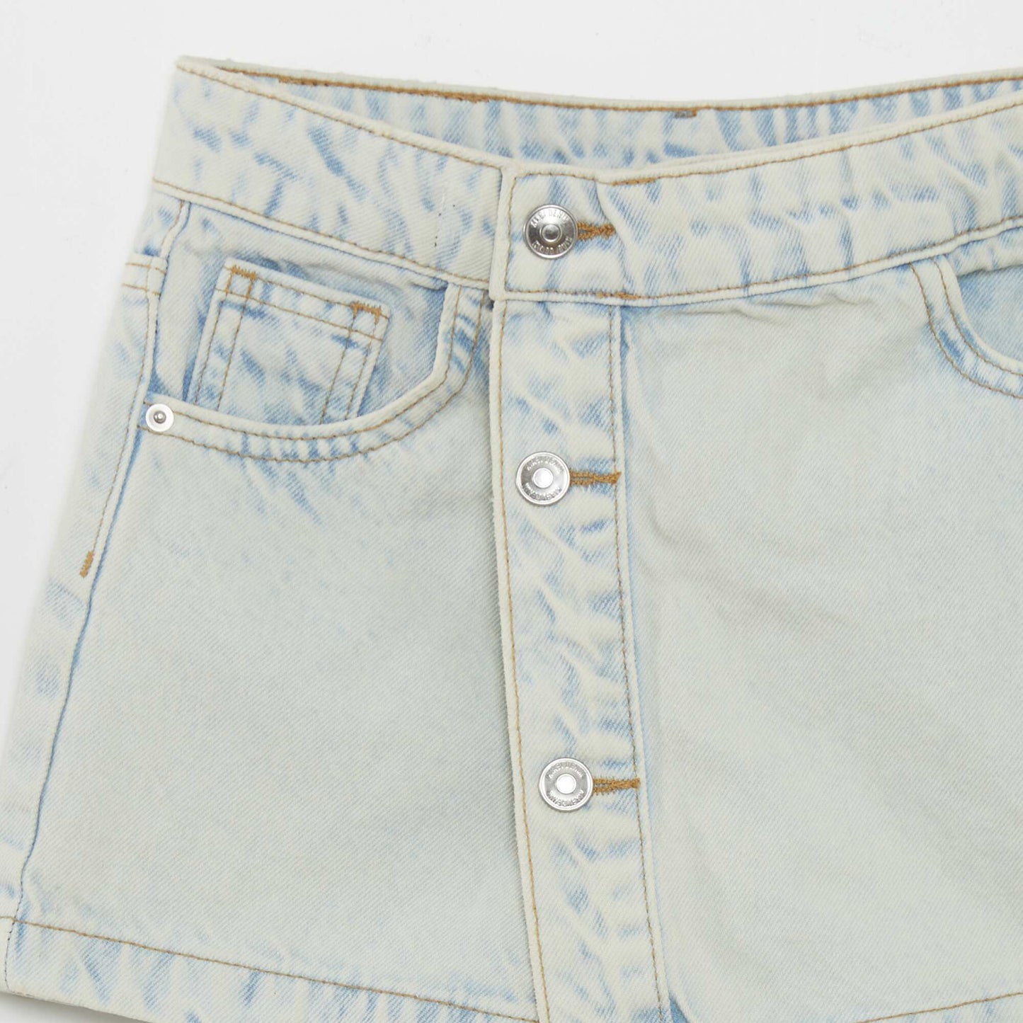 Denim skort BLUE