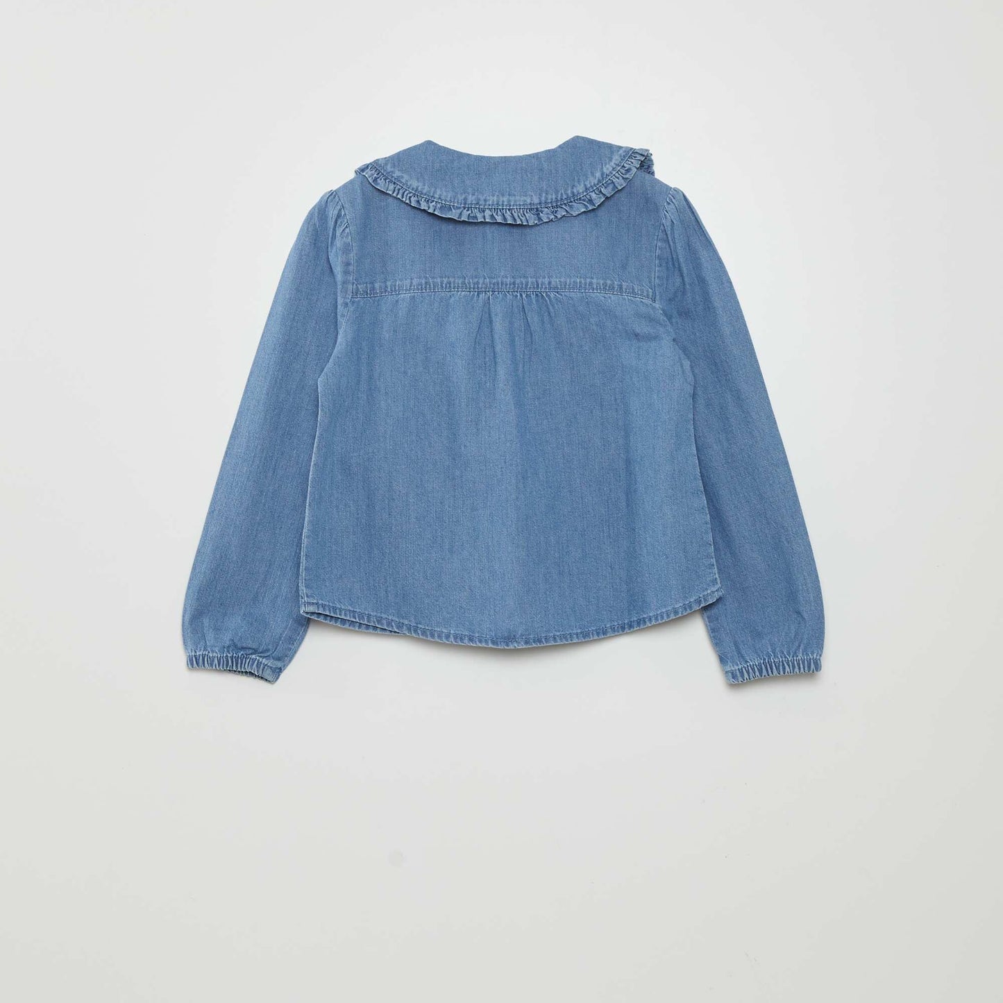 Blouse with Peter Pan collar BLUE