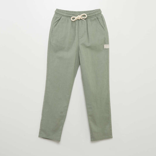 Flowing trousers GREEN