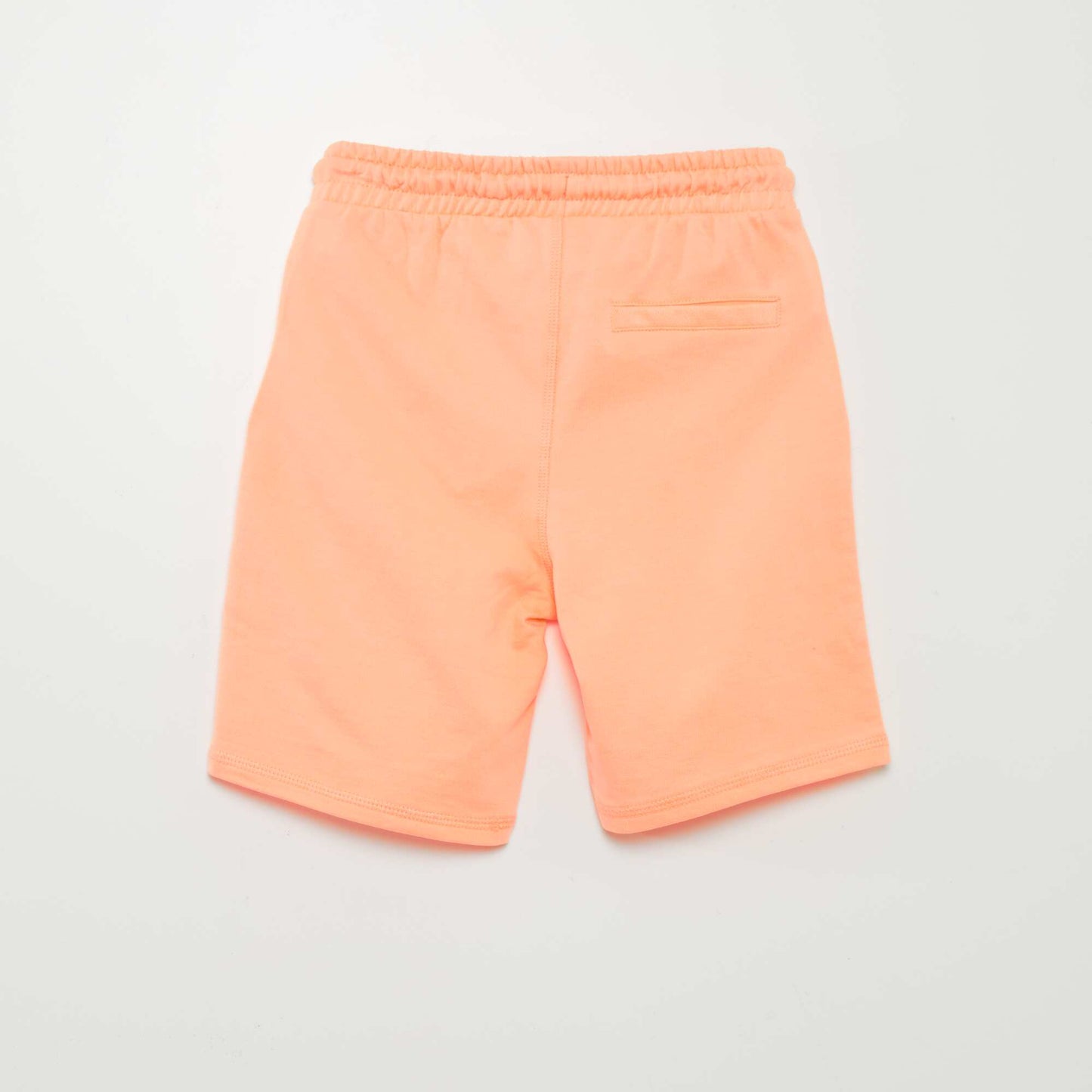 Sweatshirt fabric shorts ORANGE