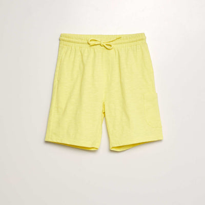 Lightweight marl shorts YELLOW