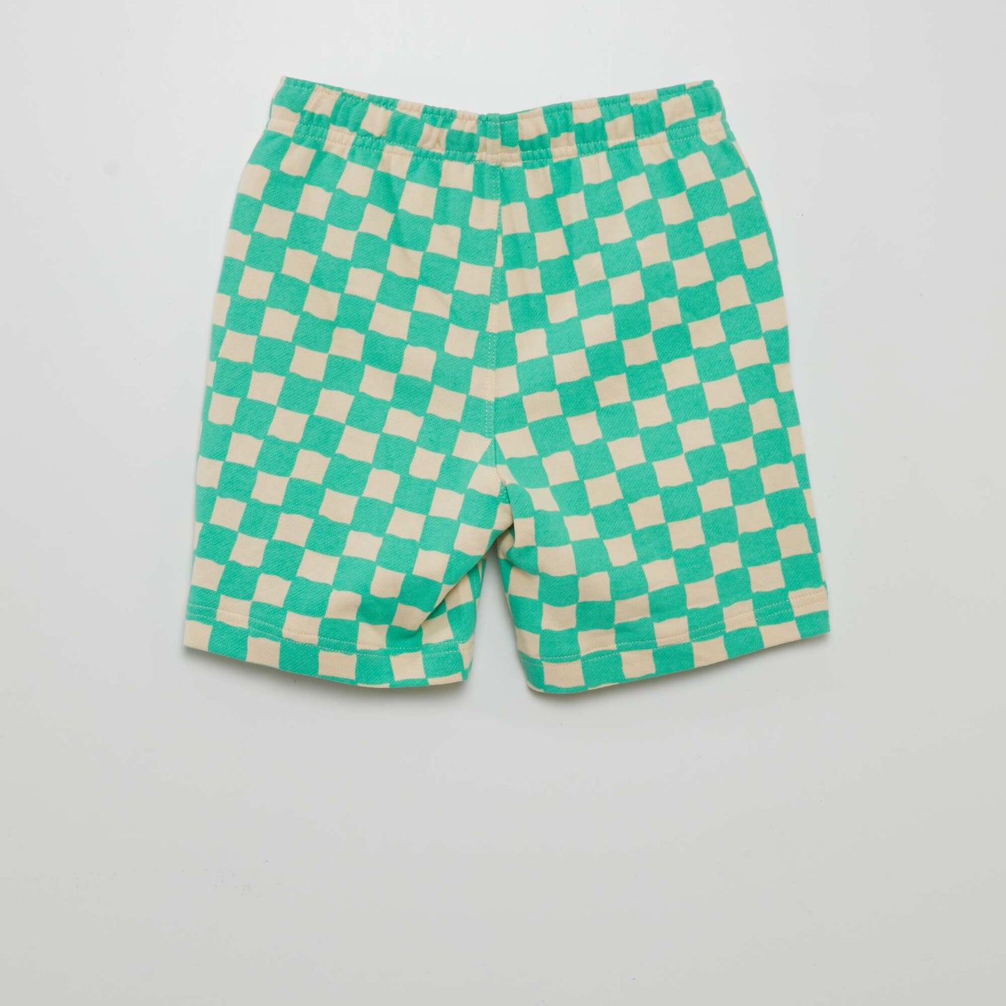 Chequerboard Bermuda shorts - Grafik Edition GREEN