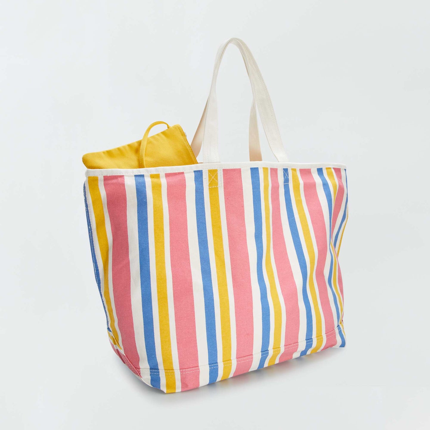 Beach bag with pouch PINK