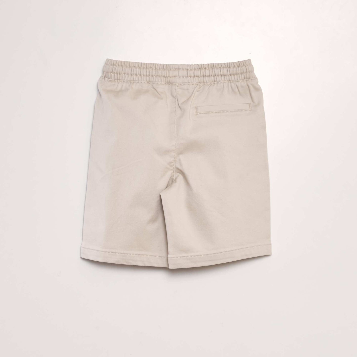 Bermuda shorts with elasticated waist GREY