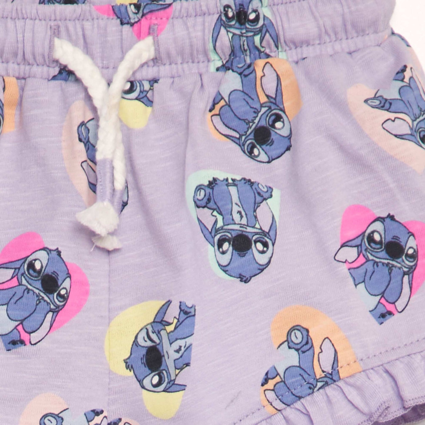 Disney jersey shorts with ruffled hems PURPLE