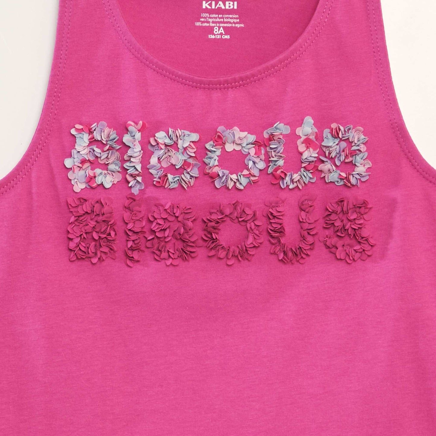 Eye-catching racerback vest top PINK