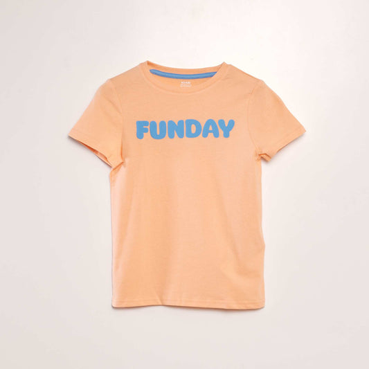 Printed T-shirt ORANGE