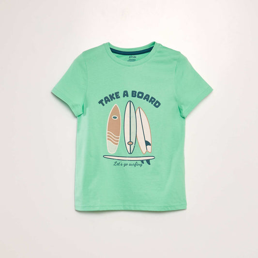 Printed T-shirt GREEN