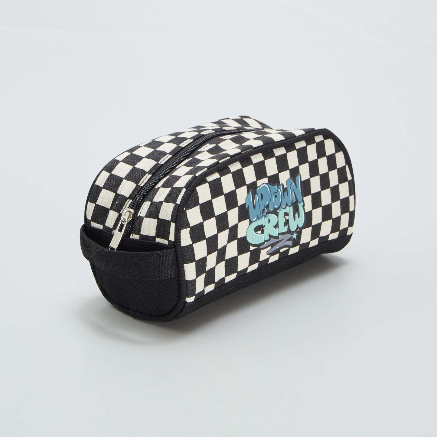 Printed make-up bag BLACK