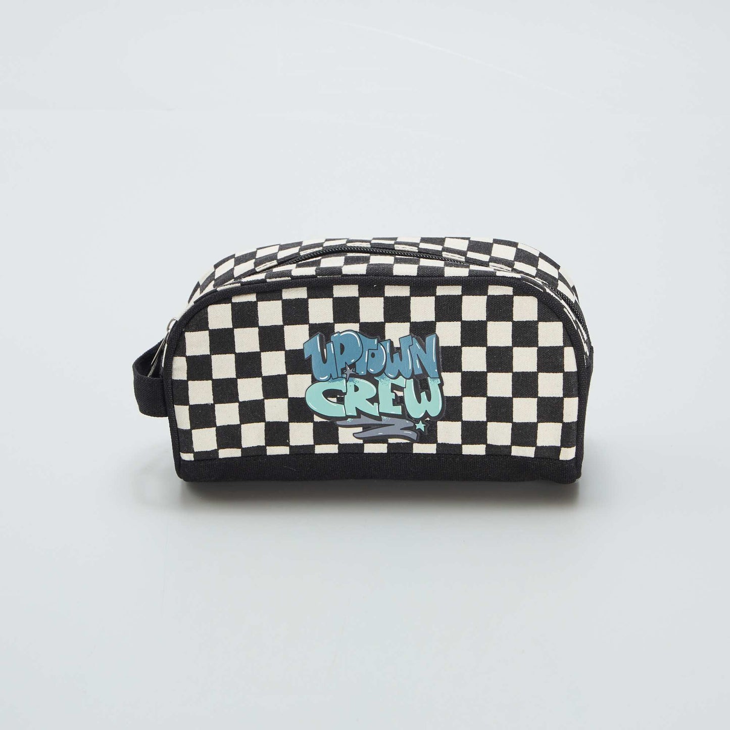 Printed make-up bag BLACK