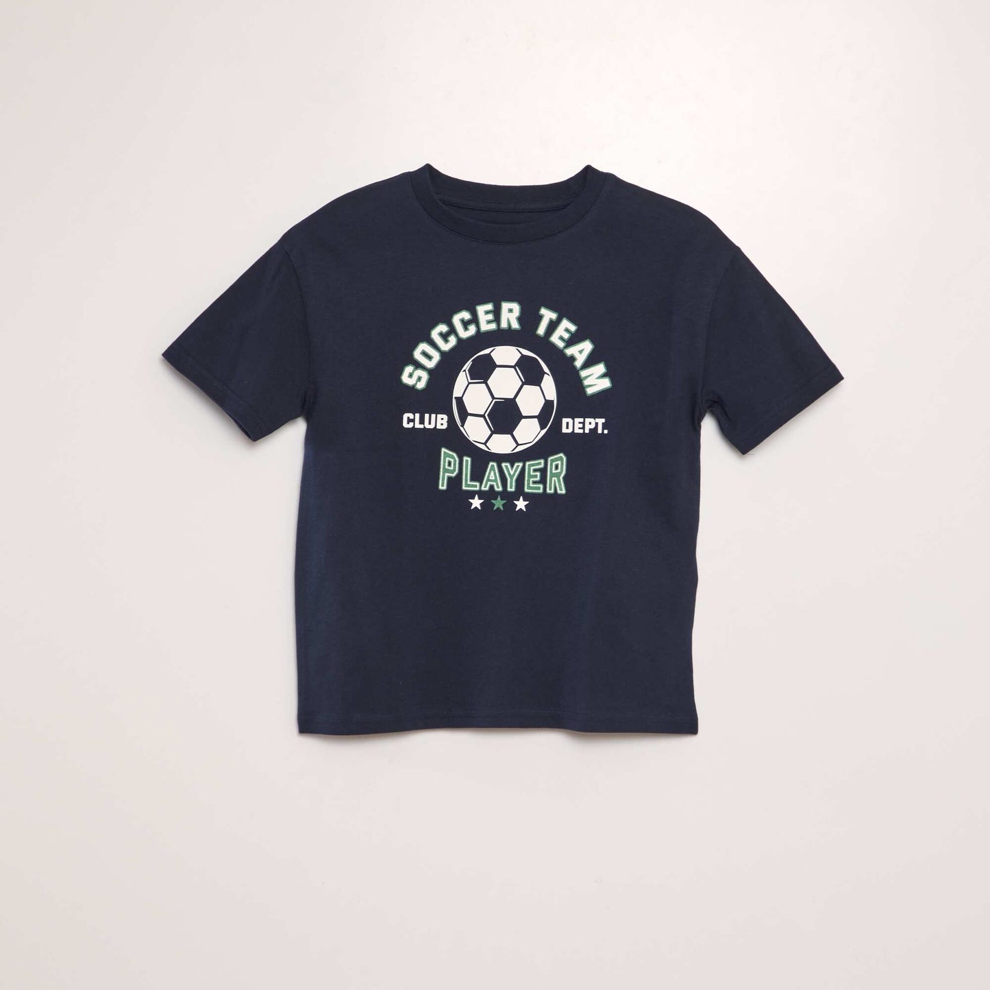 Short-sleeved football T-shirt BLUE