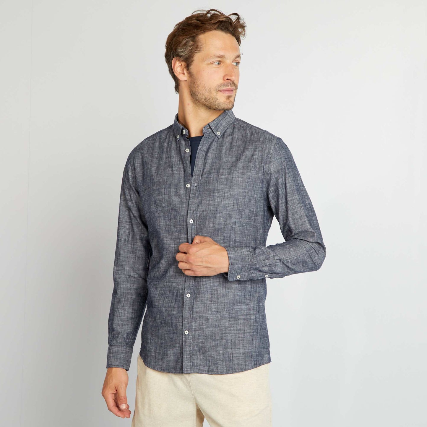 Chambray shirt BLUE