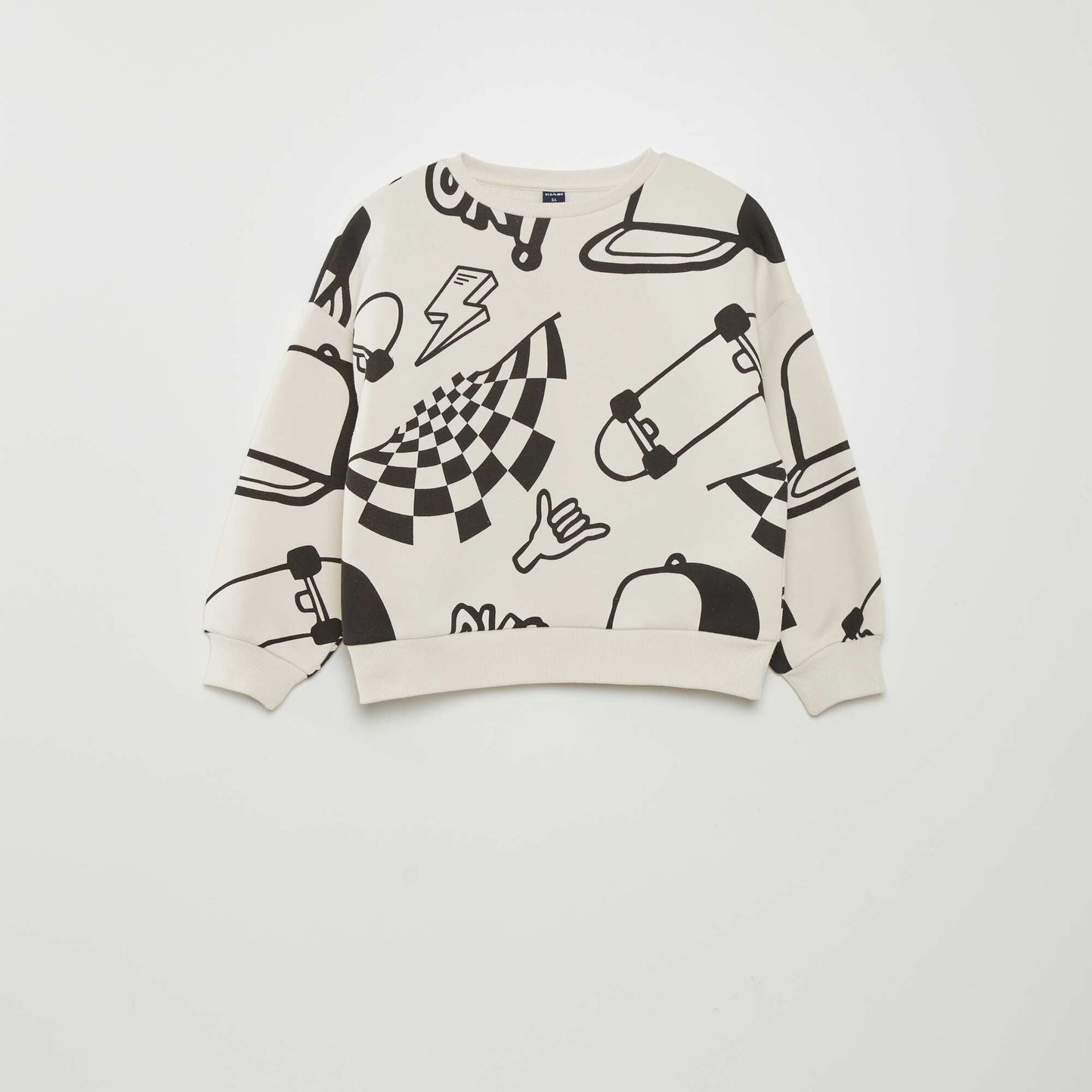 'Basketball' sweatshirt BEIGE