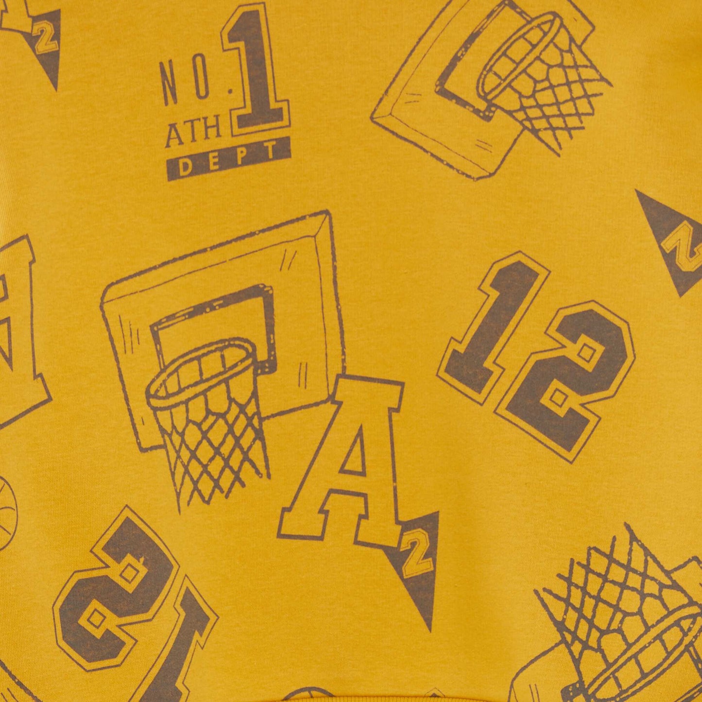 'Basketball' sweatshirt YELLOW