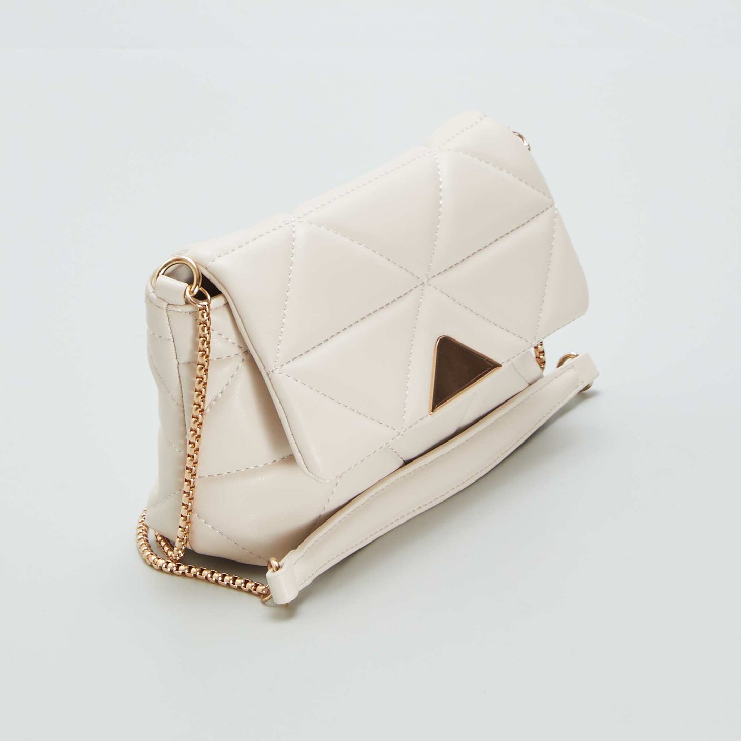 Quilted shoulder bag WHITE