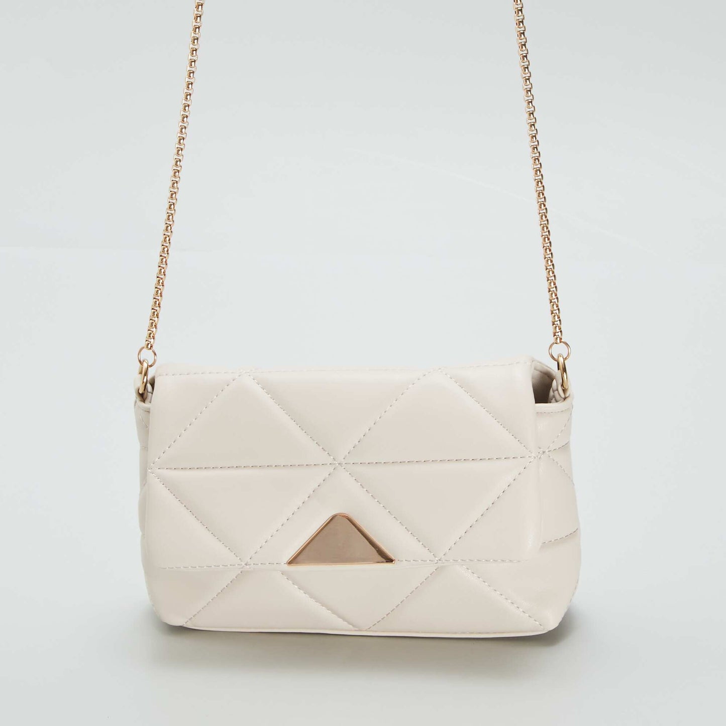 Quilted shoulder bag WHITE