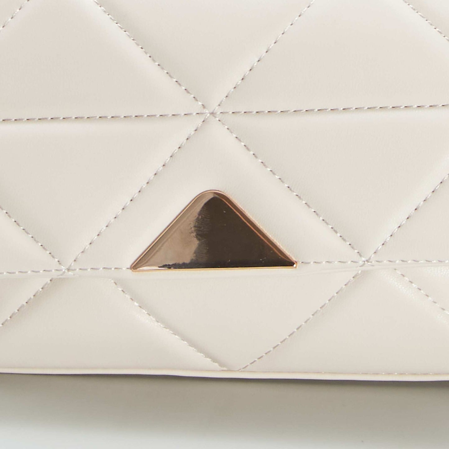 Quilted shoulder bag WHITE