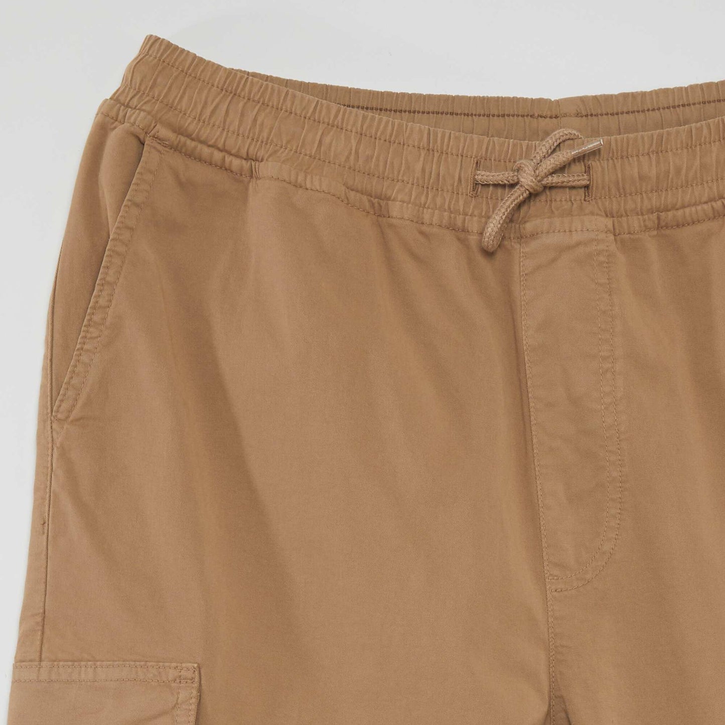 Trousers with side pockets BEIGE